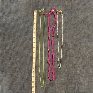 J.Crew Multi-Color Necklace Bundle of 3